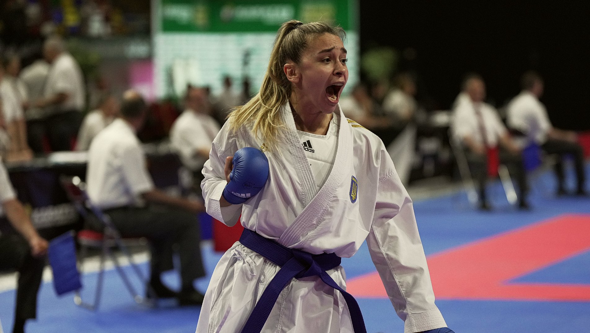 Grand Winner Anzhelika Terliuga leads way to gold in Day 1 of #Karate1Rabat