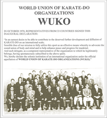 Declaration of the creation of WUKO